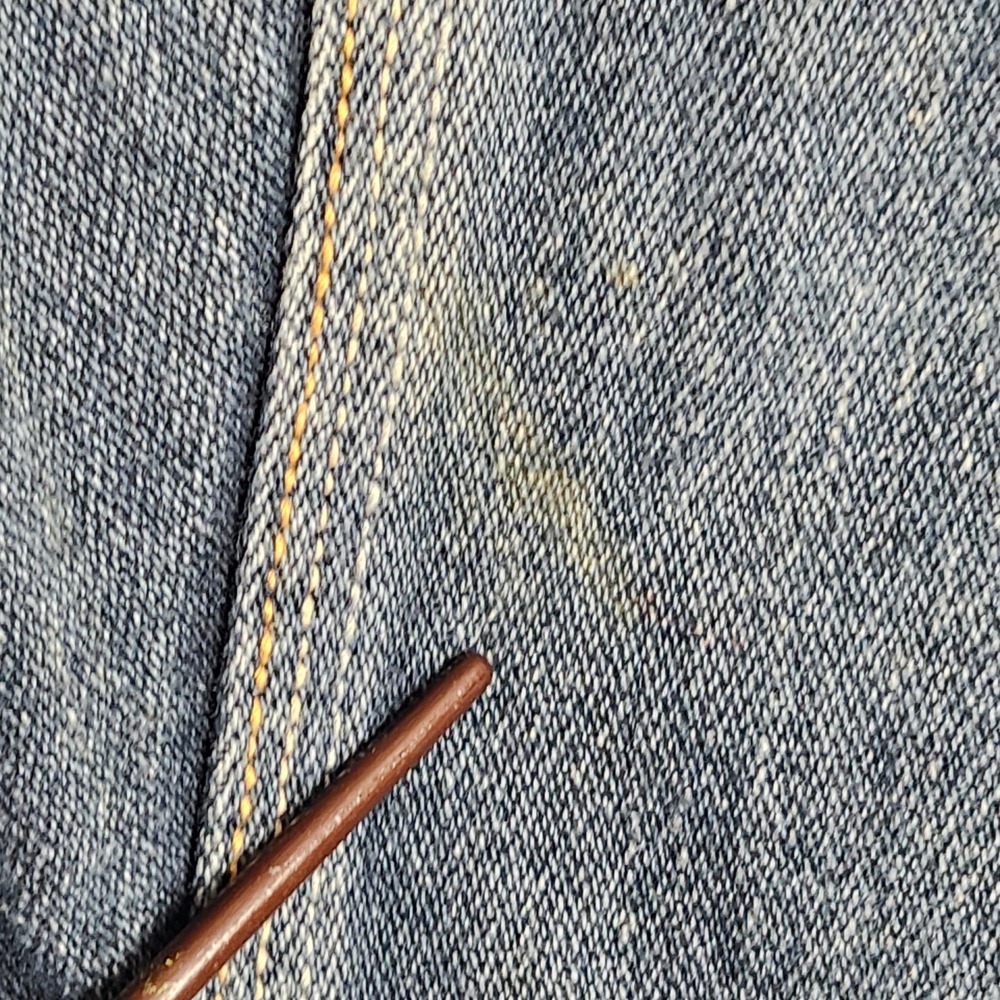 Vintage Guess Jeans USA Chore Coat Mens XL+ 90s Workwear Dark Wash Denim Boxy - Picture 8 of 8